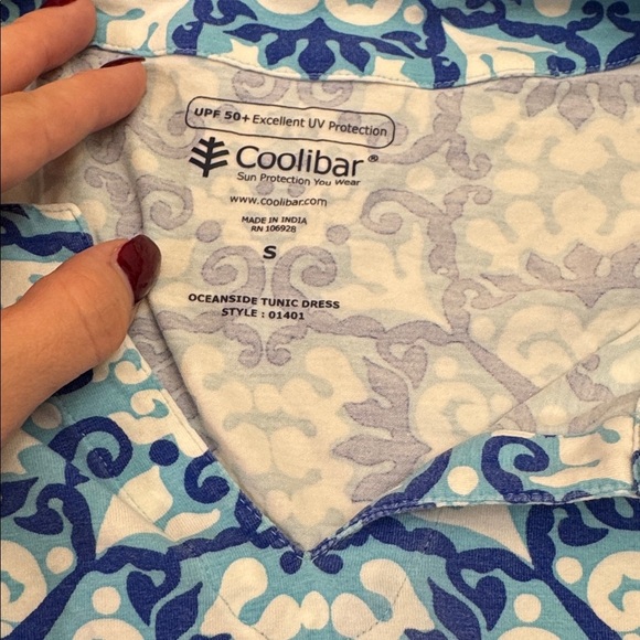 Coolibar Women's Oceanside Tunic Dress - Picture 2 of 14